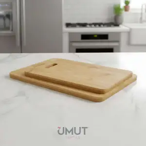 IVORY BAMBU İKİLİ KESİM PANOSU BMB-144