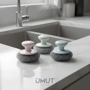 IVORY BULAŞIK TELİ STANDLI PLASTİK IVO-BT50