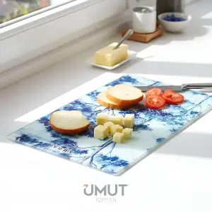 IVORY CAM KESİM PANOSU ÇİÇEK DES.25X35 CM CAM-159