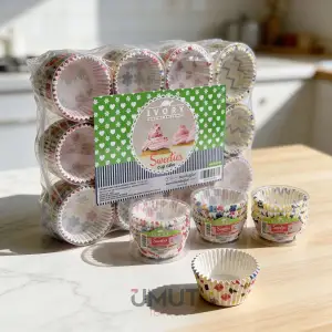 IVORY MUFFİN KEK KALIBI 100 LÜ IVO-CK101(PK-12 Lİ)