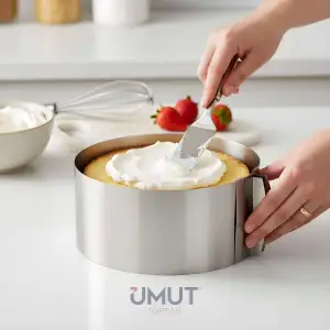 IVORY AYARLANABİLİR KEK KALIBI YUVARLAK IVO-EKK134