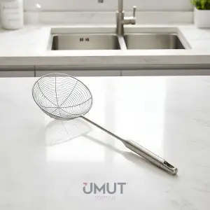 IVORY AKASYA SAPLI ÇELİK KEVGİR 14 CM IVO-KVG113