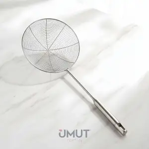 IVORY METAL SAPLI ÇELİK KEVGİR 18 CM IVO-KVG118