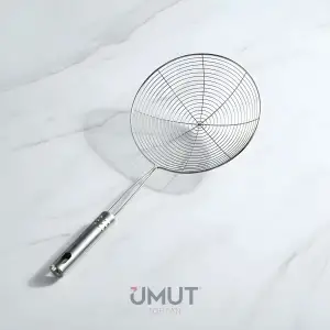 IVORY METAL SAPLI ÇELİK KEVGİR 18 CM IVO-KVG121