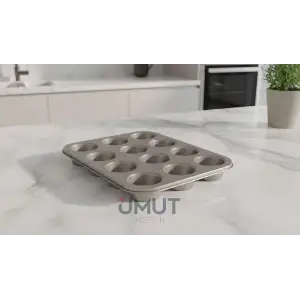 IVORY MUFFİN KEK KALIBI GOLD12 SIRA IVO-EKK125