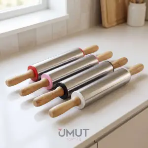 IVORY BAMBU SAPLI ÇELİK MERDANE MEDİUM PST-280