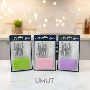 IVORY PASTA DEKORASYON SETİ 9 PARÇA IVO-PST282