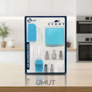IVORY PASTA DEKORASYON SETİ 10 PARÇA PST295