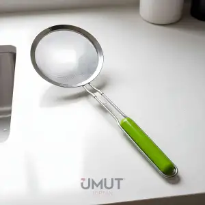 IVORY PLASTİK SAPLI SÜZGEÇ ÇELİK 14 CM SZG-227