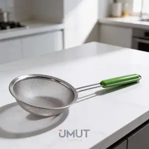 IVORY PLASTİK SAPLI SÜZGEÇ ÇELİK 16 CM SZG-228