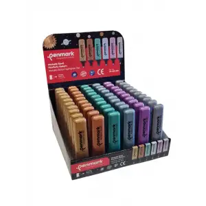 PENMARK METALİK SİMLİ FOSFORLU KALEM HS-505-60 (PKT-60)