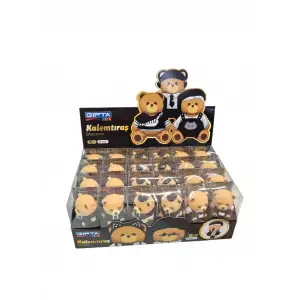 GIPTA BLACK XOXO 3D KALEMTRAŞ K-1525 (PKT-24LÜ)