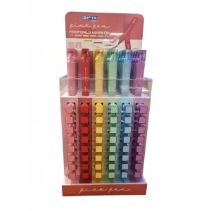 GIPTA FOSFORLU MARKER KALEM F-1558 (STD-180 Lİ)