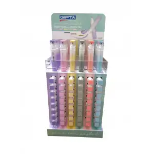 GIPTA KESİK UÇLU FOSFORLU KALEM 6 RENK 1420 (ST-180 Lİ)