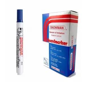 SNOWMAN TAHTA KALEMİ MAVİ BG-12 (DZ-12 Lİ)