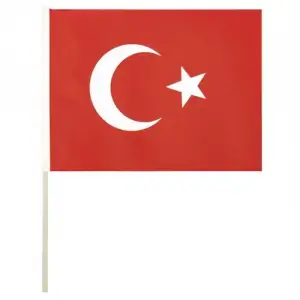 BATTAL AY YILDIZ ÇITALI KAĞIT BAYRAK 40 LI