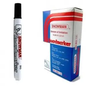SNOWMAN TAHTA KALEMİ SİYAH BG-12 (DZ-12 Lİ)