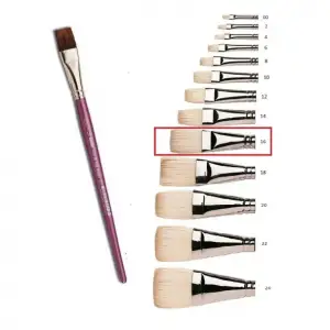 SAMUR YAĞLI BOYA FIRÇASI NO:16