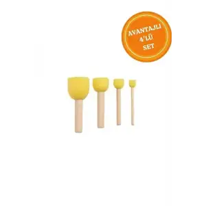 PONPON SÜNGER SETİ 4 LÜ W-4M (PKT-12Lİ)