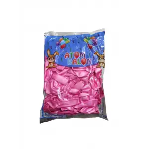 ATOM METALİK BALON PEMBE 100 LÜ