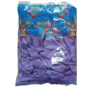 ATOM BALON İÇ MEKAN AÇIK MOR 100 LÜ