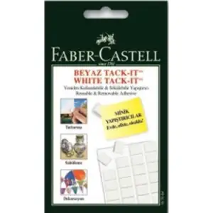 FABER BEYAZ TACK-IT YAPIŞTIRICI 50 GR (PKT-25 Lİ)