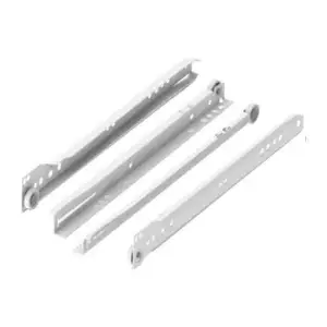 KLASİK ÇEKMECE RAYI BİLYALI KROM 2 Lİ 40 CM