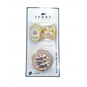 IVORY PARTİ KÜRDANLI KAĞIT KEK KAPSÜLÜ IVO-CK171