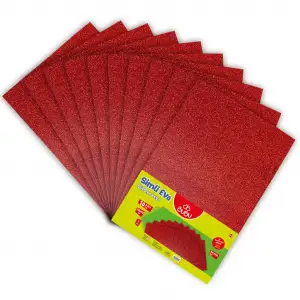 BU-BU 50x70 SİMLİ KIRMIZI EVA 10 LU EV-0017