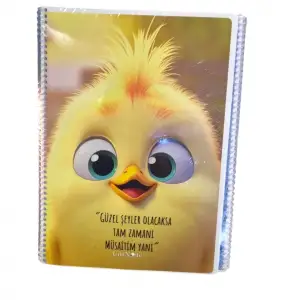 CİVCİV A4 PP KAPAK SPİRALLİ 72YP ÇİZGİLİ (PKT-12Lİ)