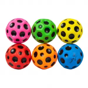 RENKLİ ZIPLAYAN TOP PU-42 (PKT-6LI)