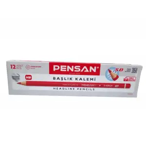 PENSAN EKONOMİK BAŞLIK KIRMIZI KALEM 055510 (PK-12)