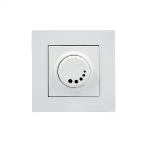 MUTLUSAN RL IŞIKLI DİMMER 600W BEYAZ POŞ.(PKT-8Lİ)