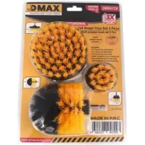 DMAX ÇOK AMÇLI FIRÇA SETİ 3 PARÇA 4729