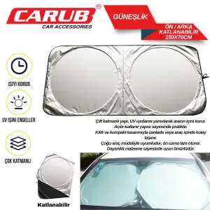 CARUB GÜNEŞLİK ÖN ARKA CAM MİFLONLU 4953721