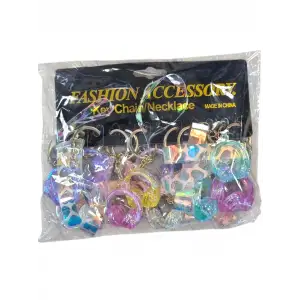 FASHION FİGÜRLÜ ANAHTARLIK ŞEFFAF K-6073(PK-12 Lİ)