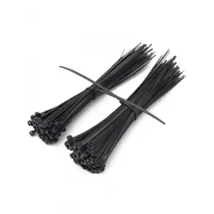 MUTLUSAN CIRT KELEPÇE (KABLO BAĞI)4,8 X250 100 LÜ SİYAH