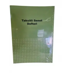 MCOLOR 20X28 TAKSİTLİ SENET DEFTERİ (PKT-3LÜ)