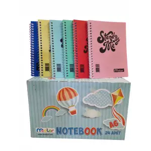 MCOLOR A-6 PP KAPAK BLOKNOT (PKT-24LÜ)
