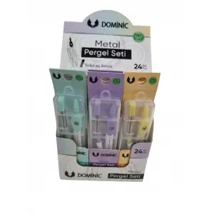 DOMİNİC PERGEL SETİ CR-189 (PKT-24LÜ)
