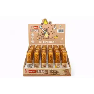 MİKRO SİMLİ BONCUKLU SÜRGÜLÜ SİLGİ ER-7508 (PKT-24LÜ)