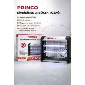 PRINCO SİNEK ÖLDÜRÜCÜ CİHAZ 12 W PR-340