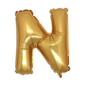 40X102 CM N HARLİ ALTIN FOLYO BALON