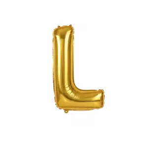 40X102 CM L HARFLİ ALTIN FOLYO BALON