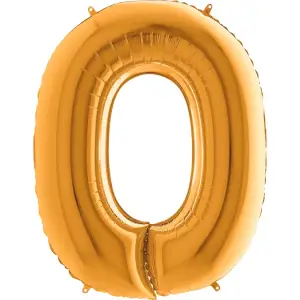 40X102 CM O HARFLİ ALTIN FOLYO BALON
