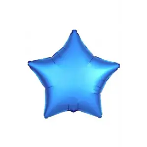 18/45 CM MAVİ YILDIZ FOLYO BALON