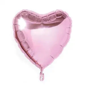 18/45 CM PEMBE KALP FOLYO BALON