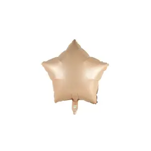 18/45 CM KARAMEL YILDIZ FOLYO BALON