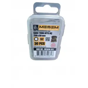MEŞEM BİTS UÇ KARE TORX T30X50MM 011(PK-30)