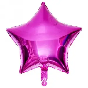 18/45 CM PEMBE YILDIZ FOLYO BALON
